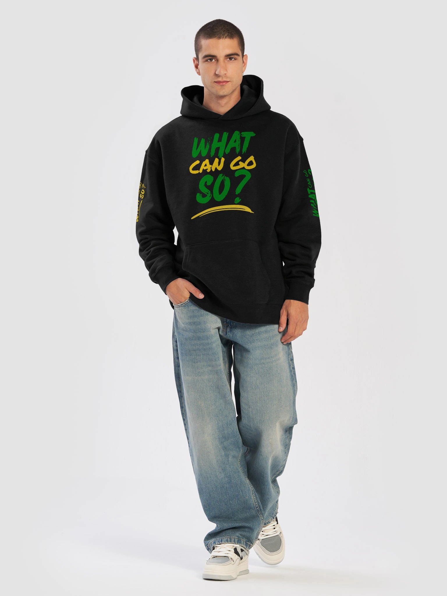 What Can Go So?™ Premium Hoodie – Jamaica's Favourite Question product image (5)