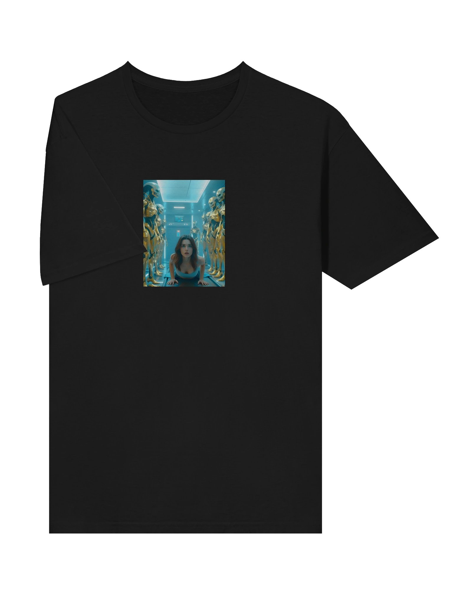 Futuristic Alien Abduction T-Shirt product image (5)