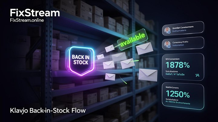 Klaviyo Back-in-Stock Flow product image (1)