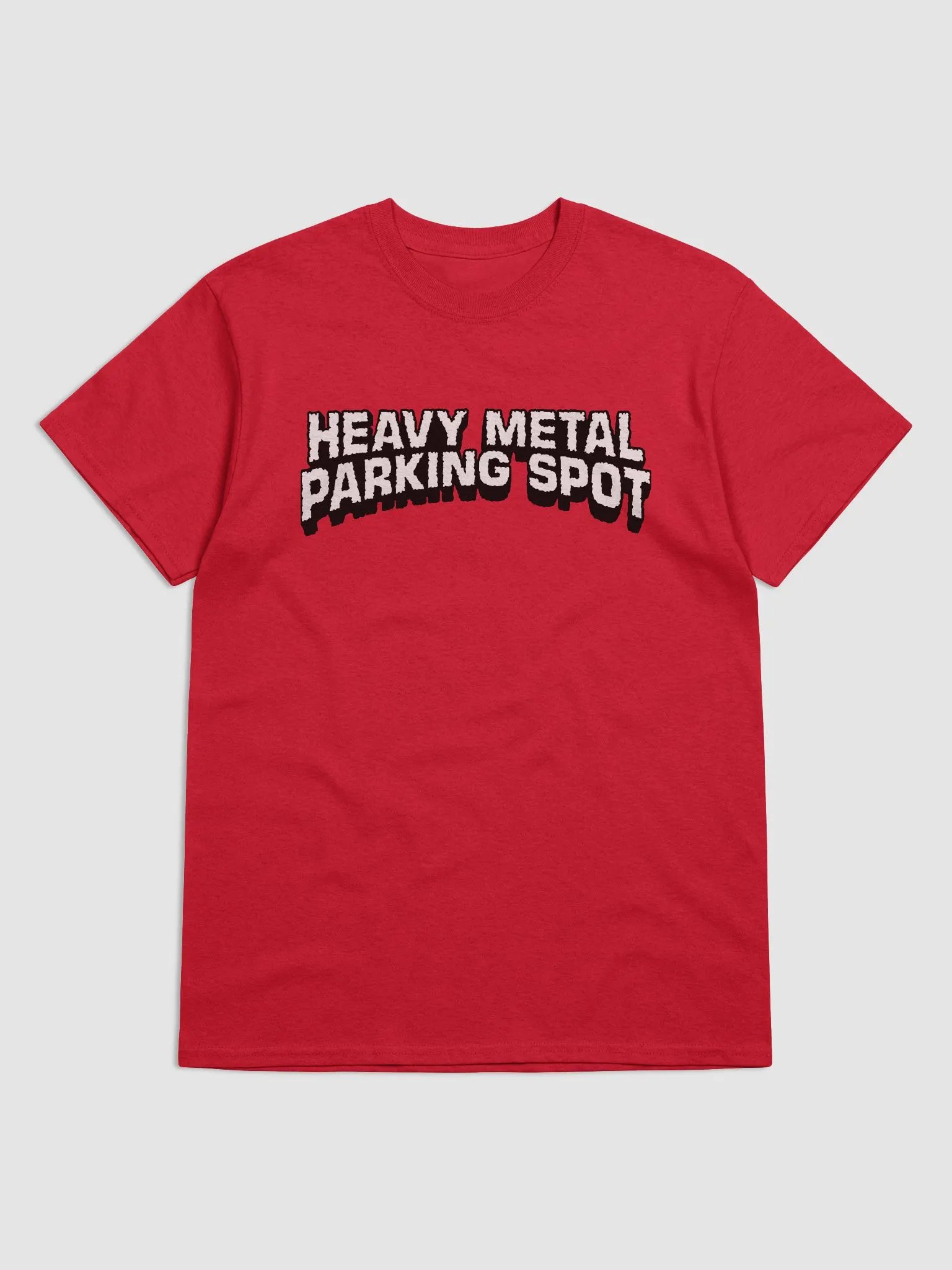 Bold Logo - White on Red T-shirt product image (2)