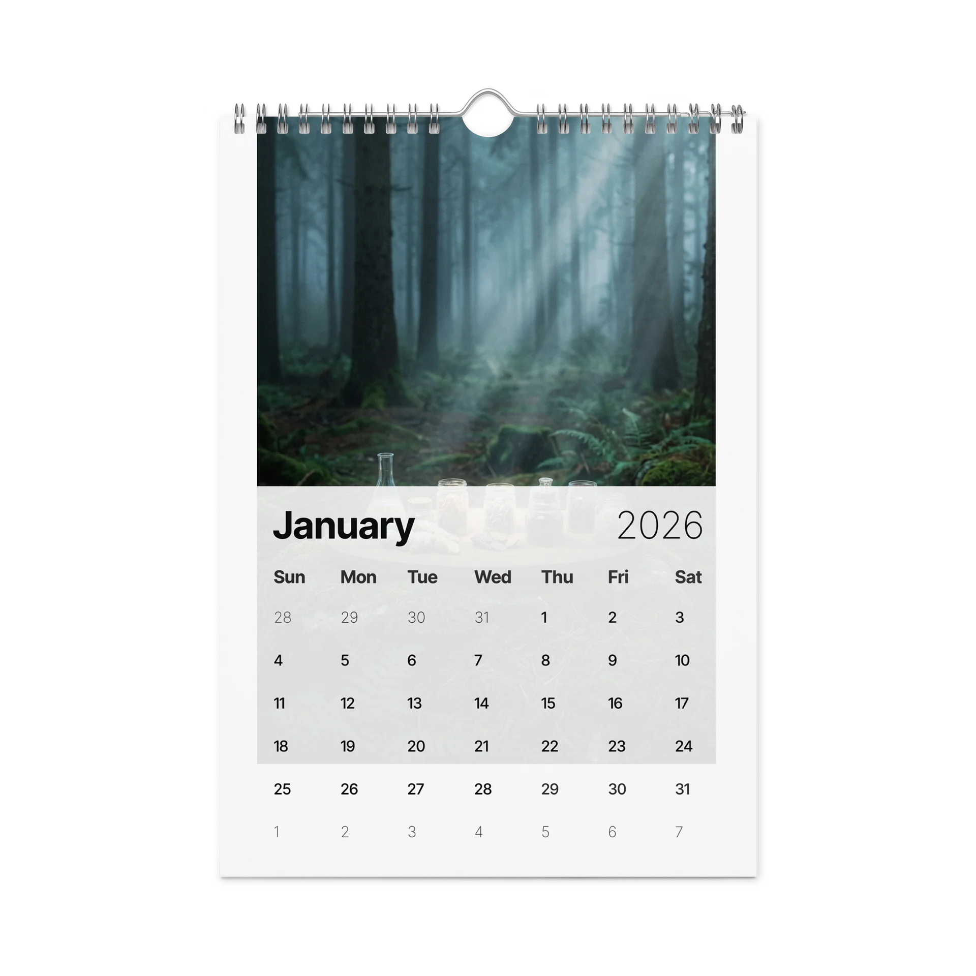 2026 Wellness Apothecary Wall Calendar product image (6)