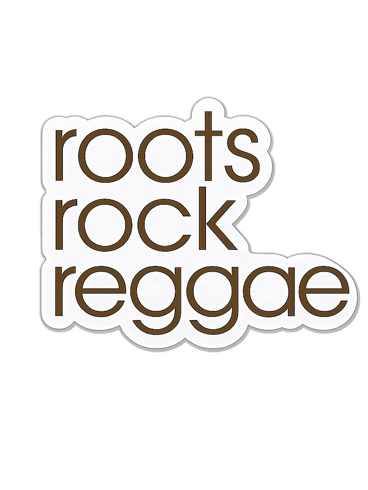 Roots Rock Reggae Sticker product image (1)
