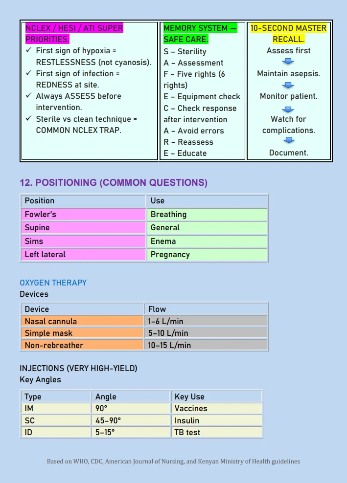 LIMEMBER: Nursing Guide + NCLEX Cheat Sheet Bundle product image (5)