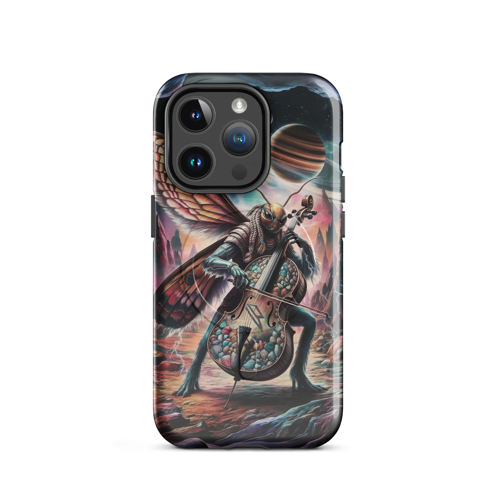 Cosmic Mothman Cellist - iPhone MAGSAFE TOUGH Phone Case product image (2)