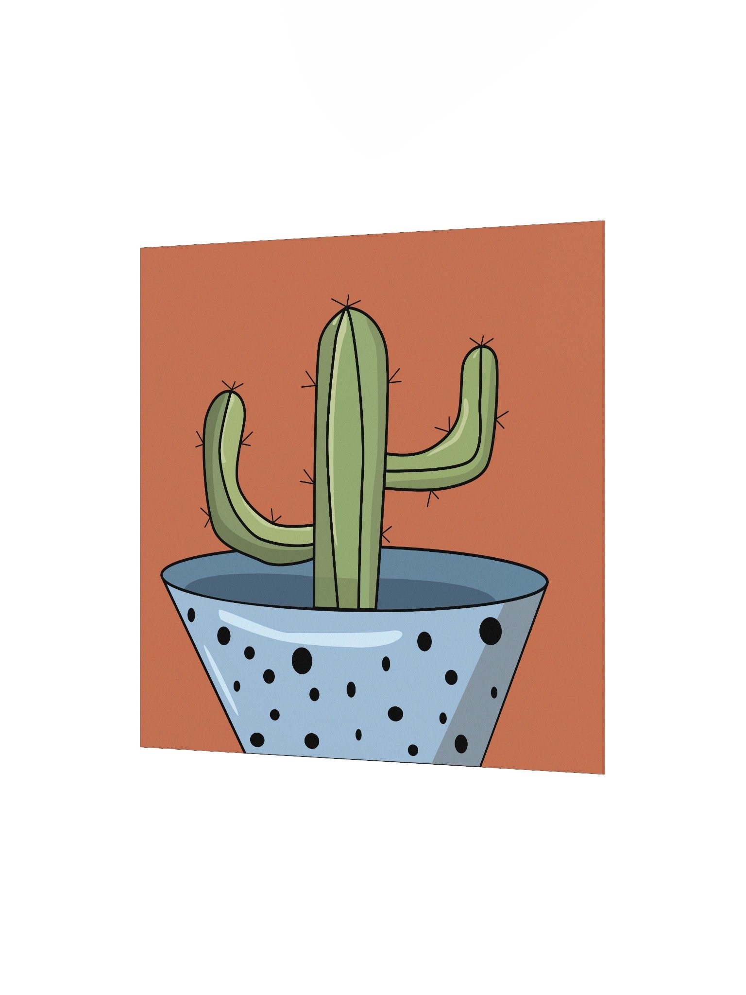 The Saguaro Design - "Free Hugs" Cactus Archival Poster product image (2)