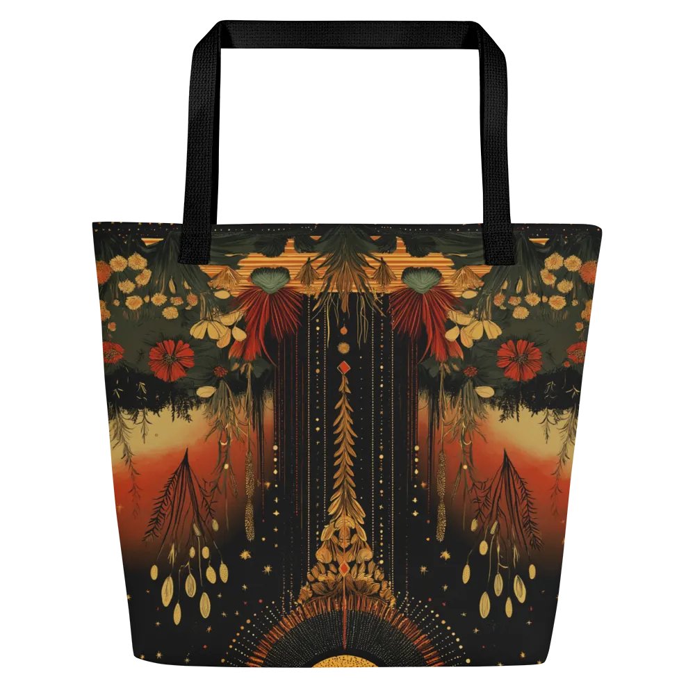 Sacred Patterns | All-Over Print Large Tote Bag w/ Pocket product image (3)