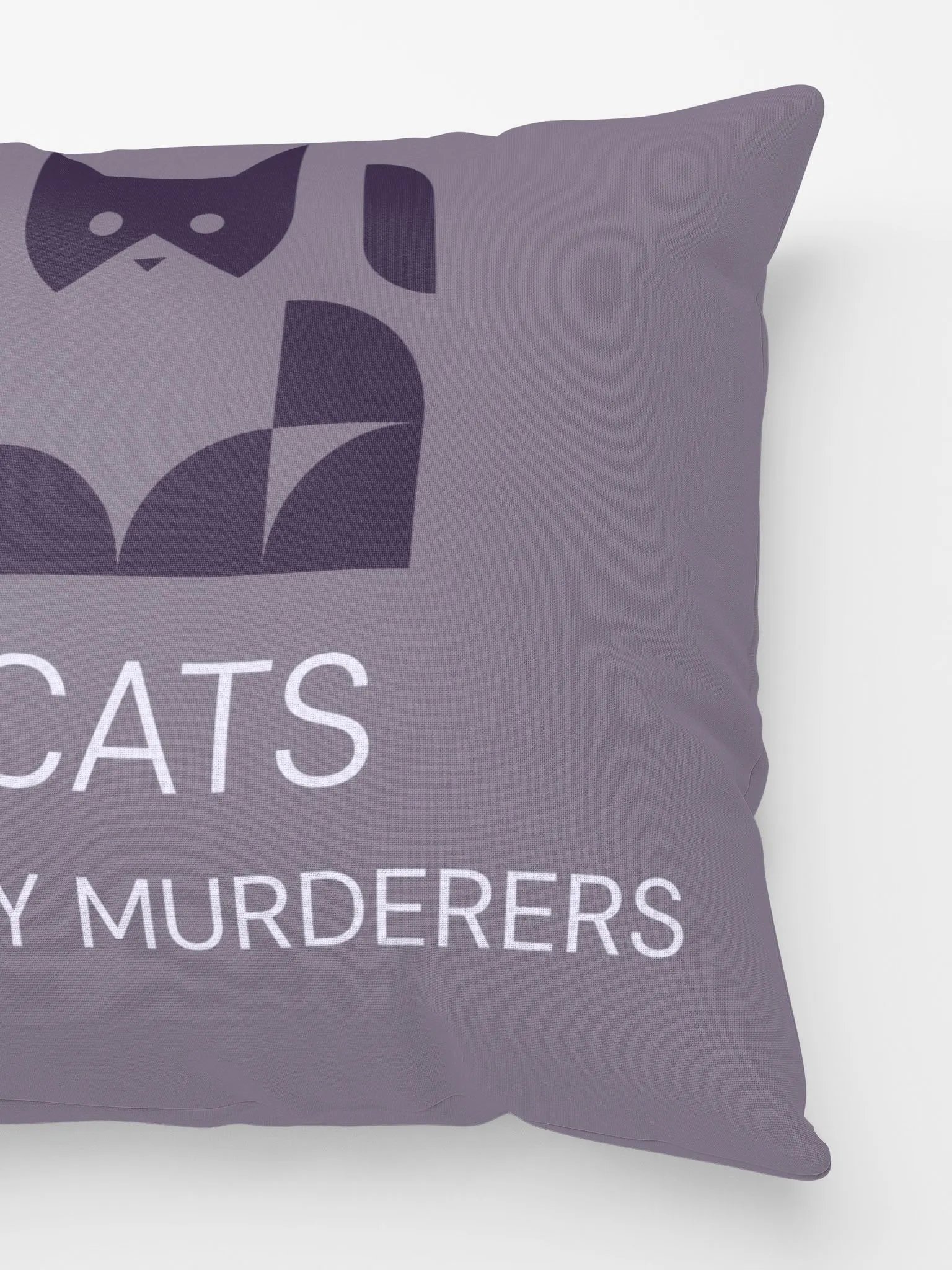 CATS, CUDDLY MURDERERS. PILLOW product image (4)