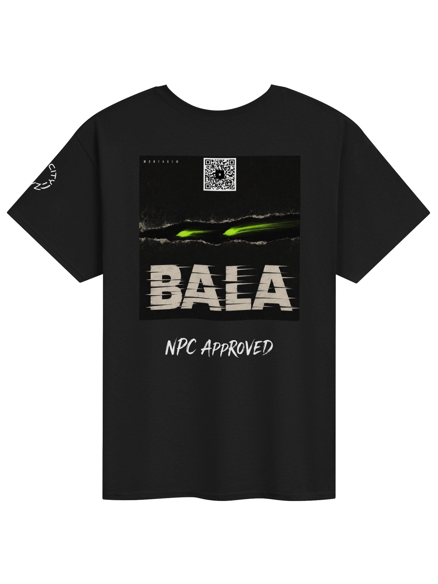 MONTAGEM BALA Scan Tee - Brazilian Phonk Montagem Art Shirt product image (1)