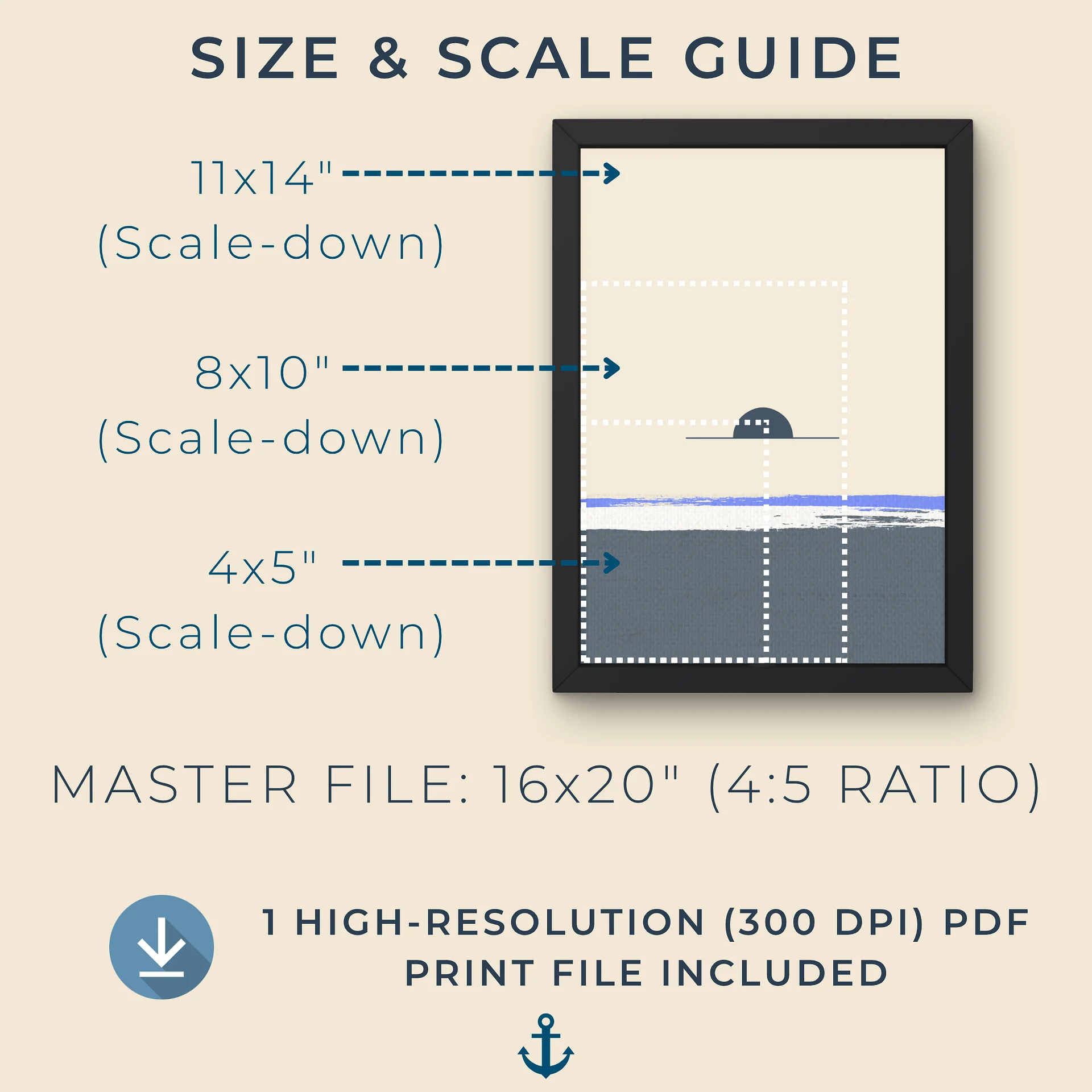 Minimalist Horizon Line Art (Digital Download) product image (3)