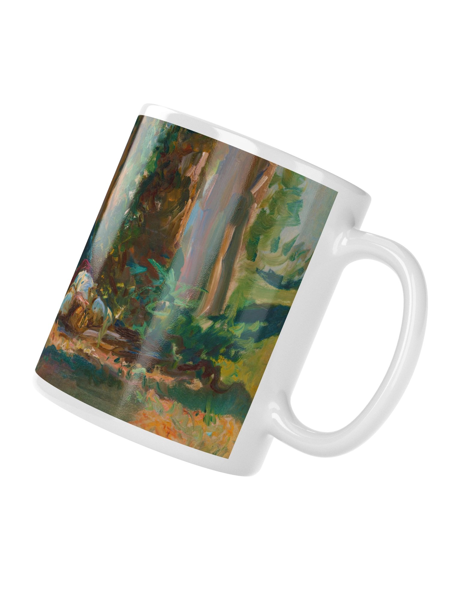 Under the Cypress Trees at Corfu (John Singer Sargent) Mug product image (5)