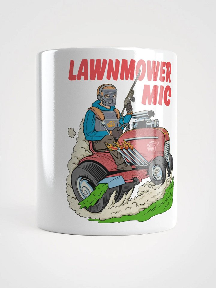 Lawnmower Mic | Glossy White Mug product image (1)