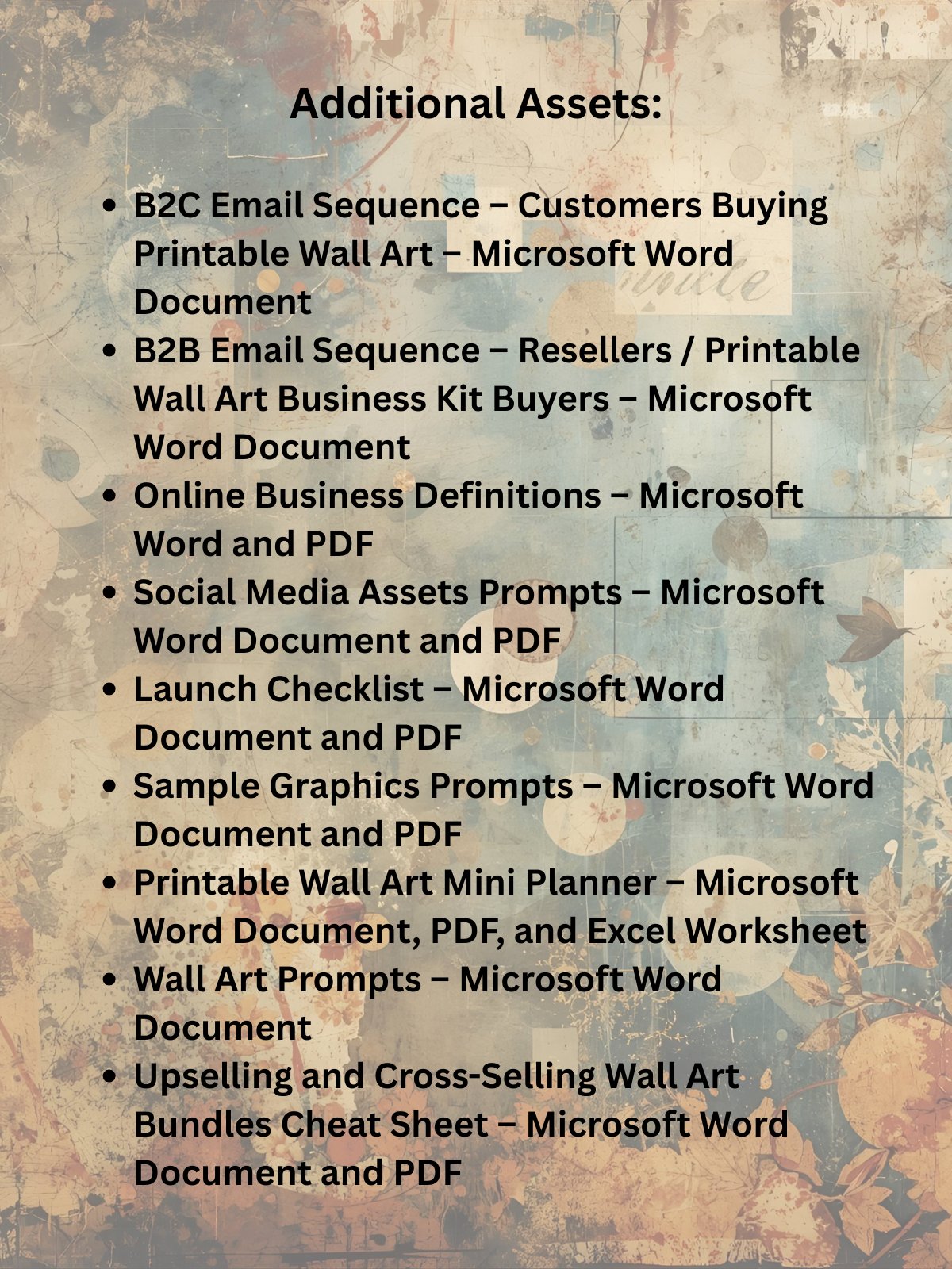Printable Wall Art Business Kit - MRR and PLR product image (5)