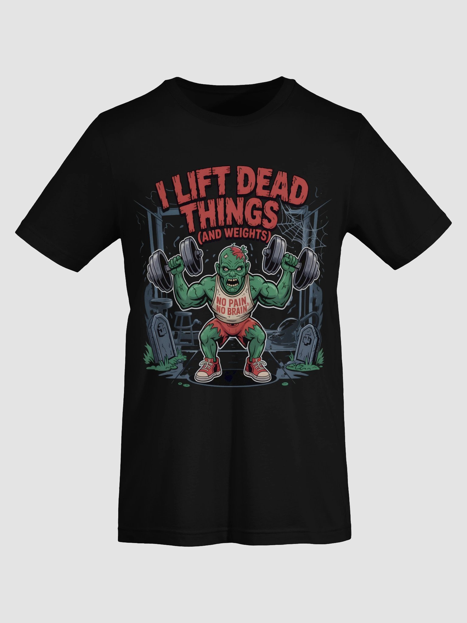 No Pain, No Brain Zombie Tee product image (7)