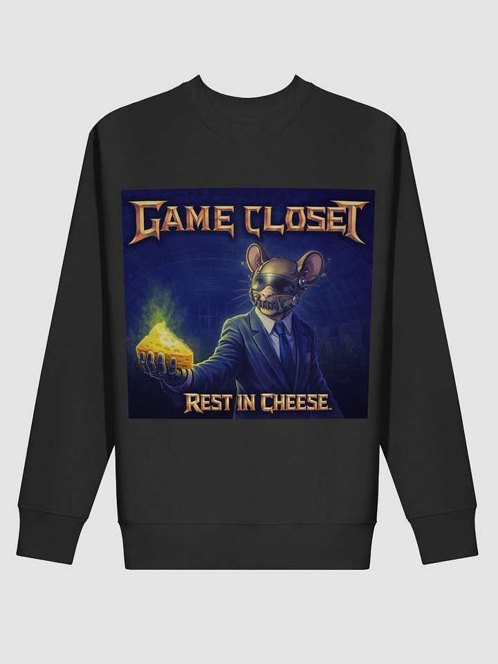 Rest In Cheese: Mic Cheesehead Boss Sweatshirt product image (2)