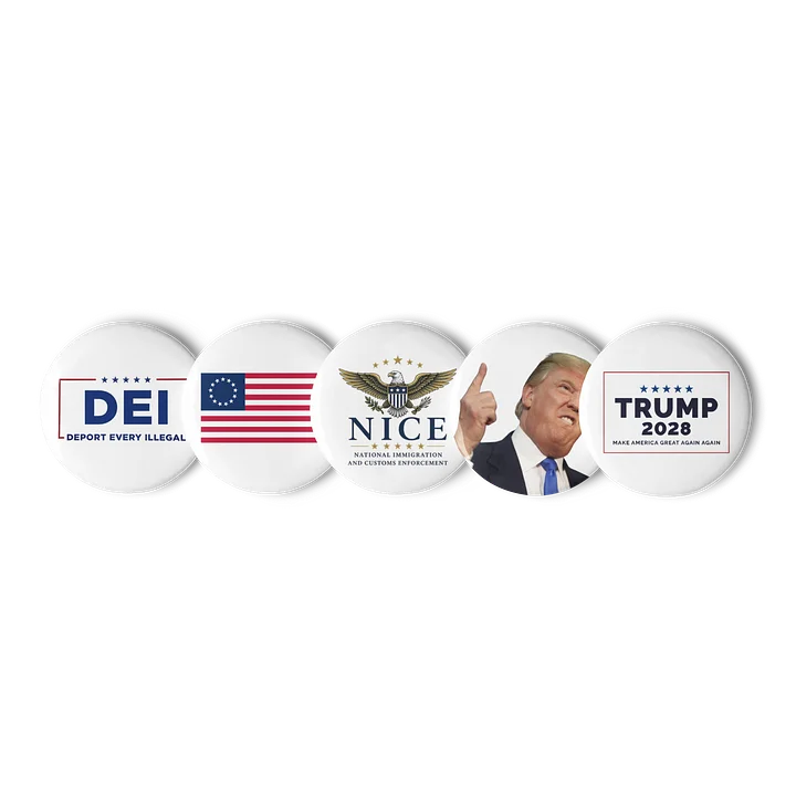 UnR MAGA Pin Buttons Set product image (1)