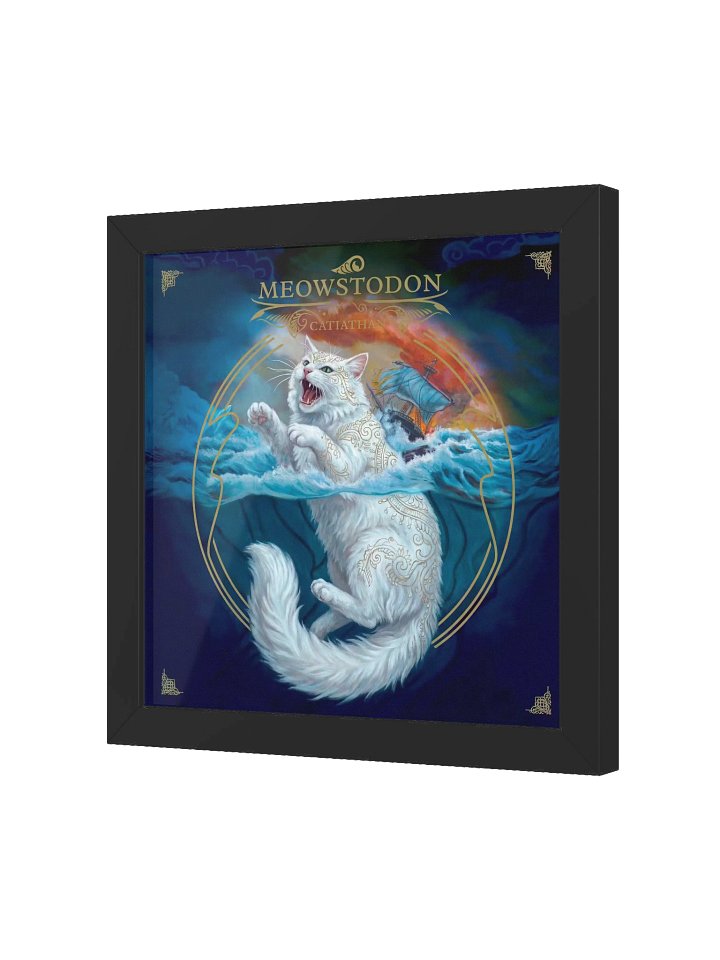 MEOWSTODON CATIATHAN FRAMED POSTER product image (2)