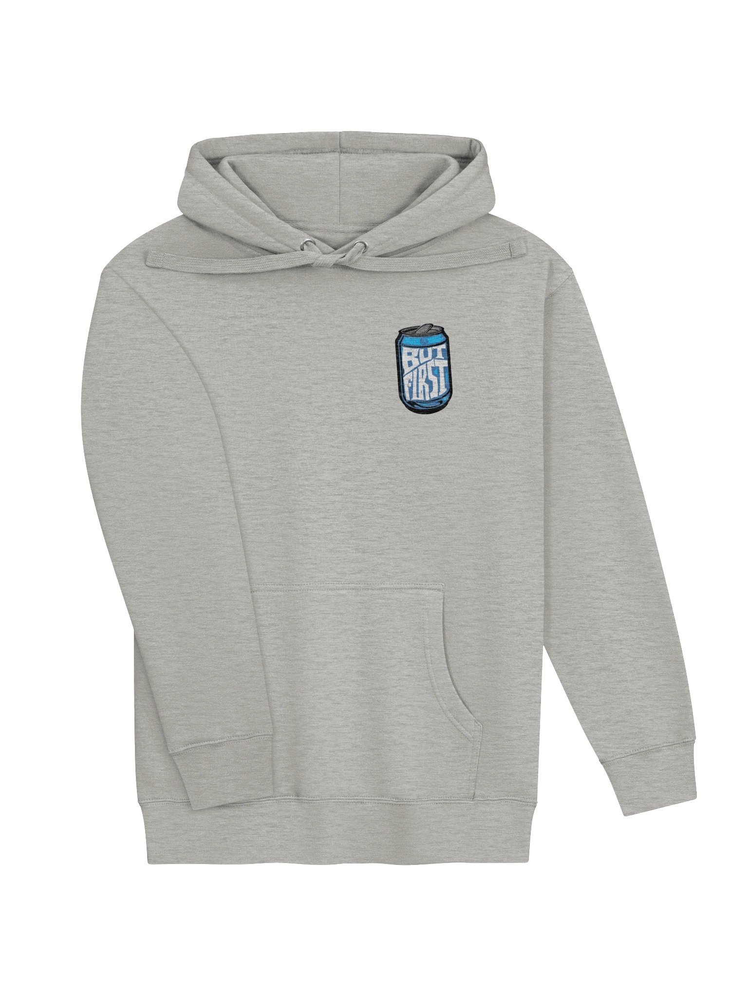 But First / LLS Gray Hoodie product image (3)