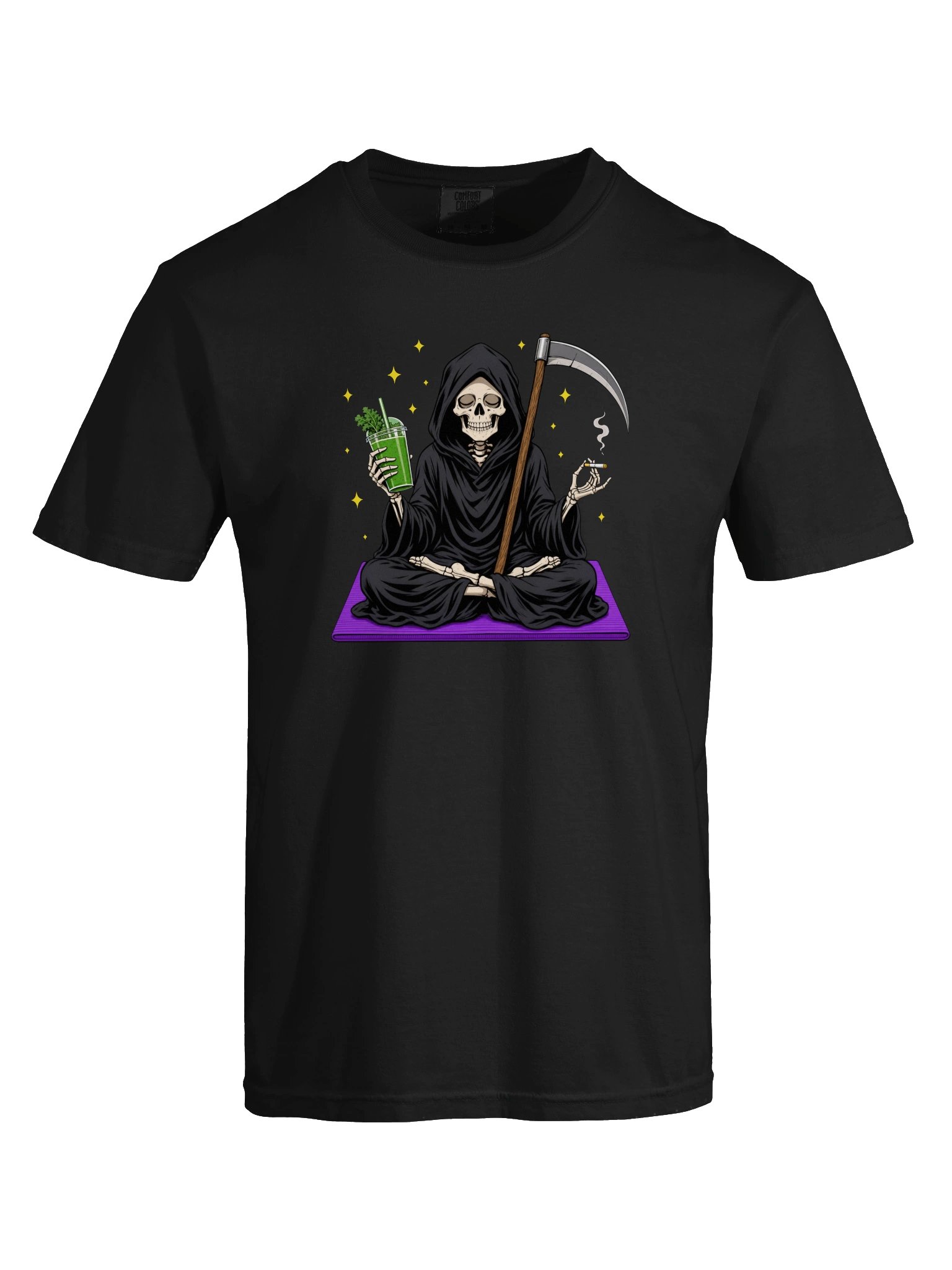 Grim Reaper Yogo Kale Break Graphic T-Shirt product image (7)