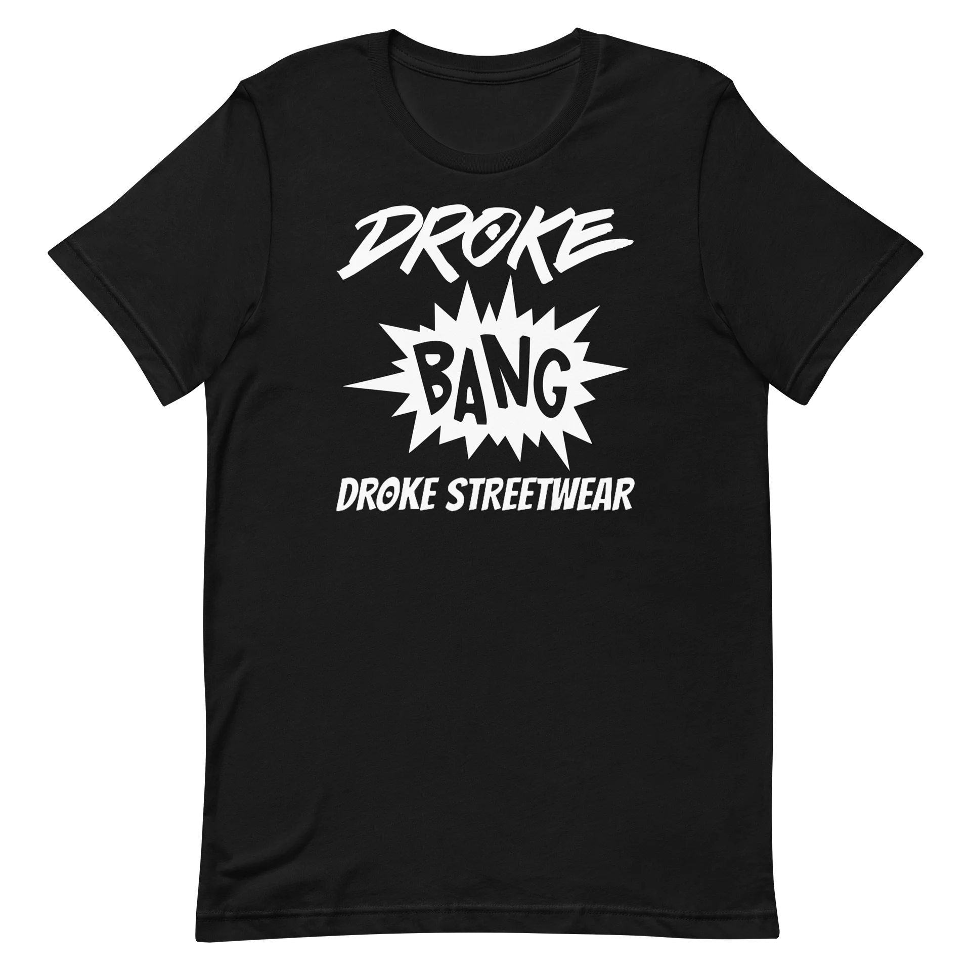 DROKE - White BANG Design T-shirt product image (3)