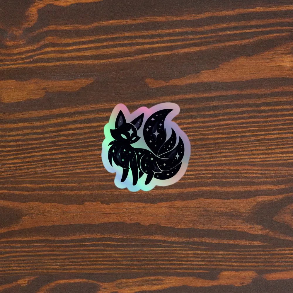 Cosmic Kitsune Sticker product image (4)