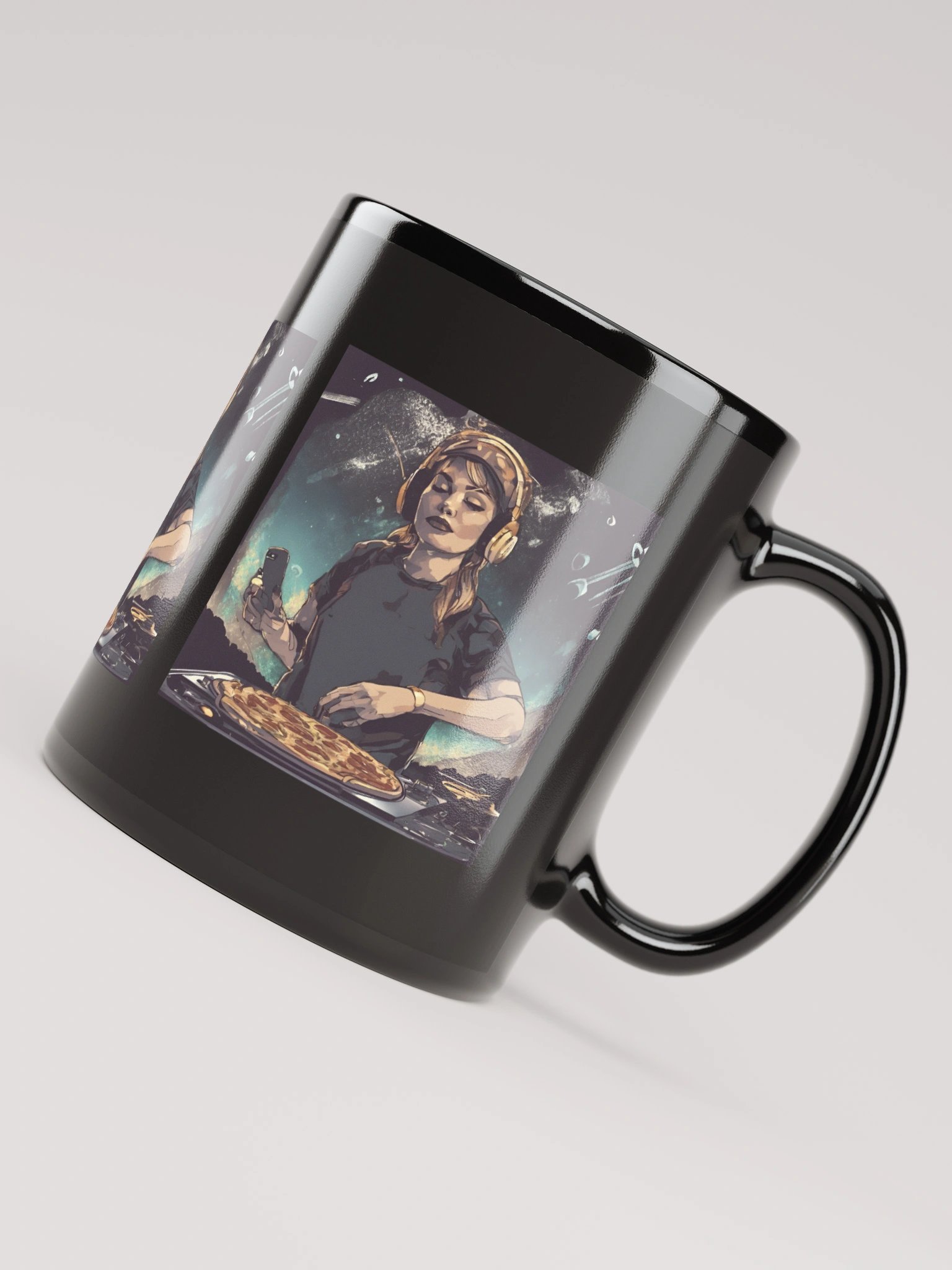 Cosmic Pizza DJ Mug product image (4)