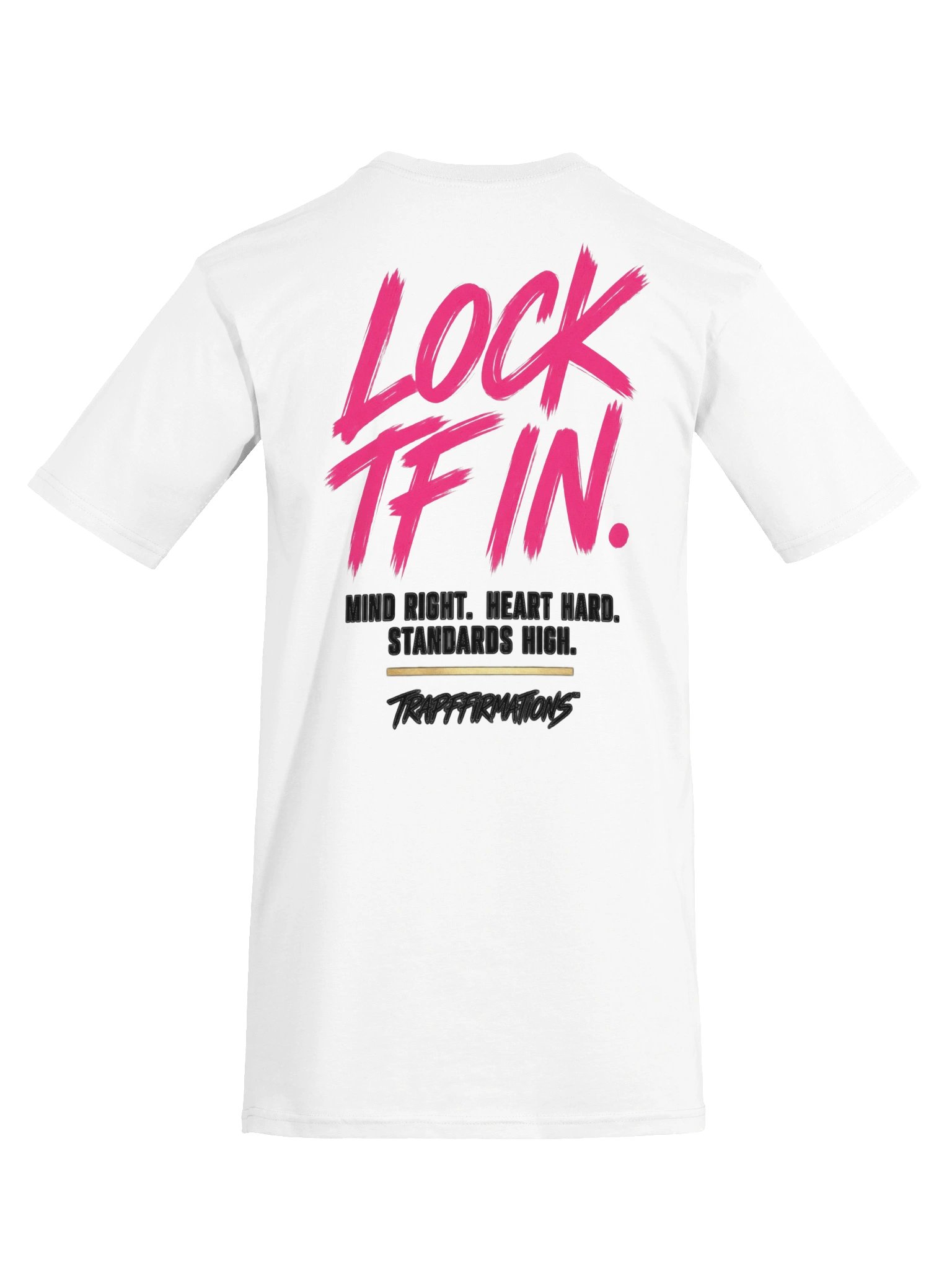 LOCK TF IN. • The Statement Tee | White product image (11)