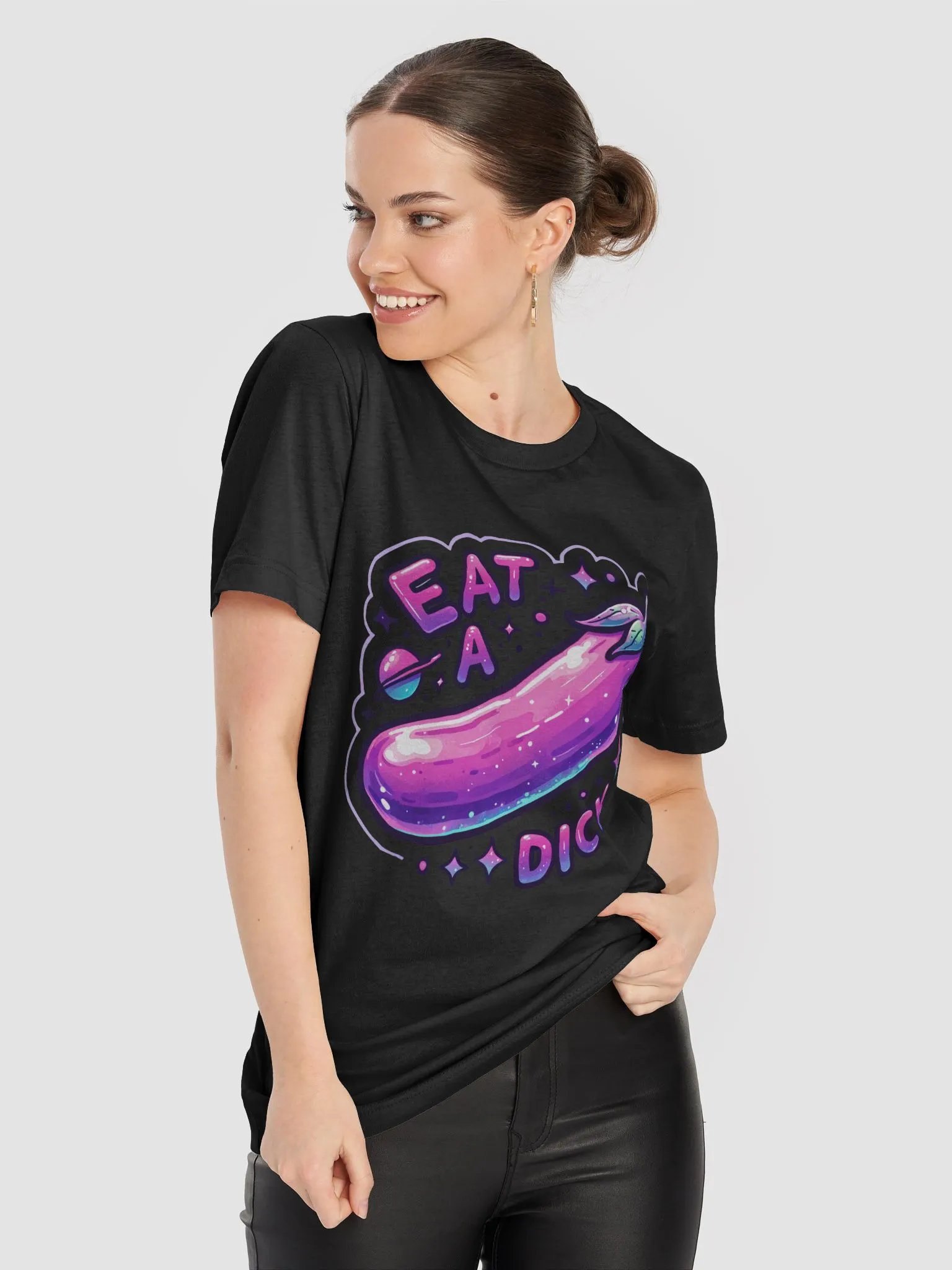 Space Eggplant T-Shirt product image (8)