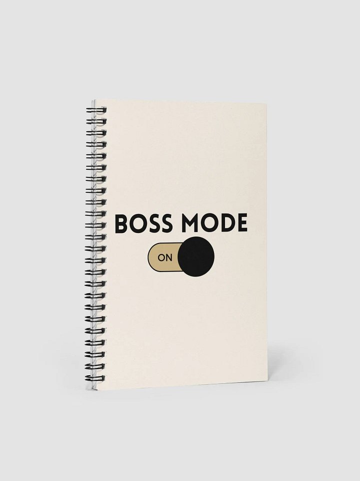 Boss Mode Spiral Notebook - Nude product image (1)
