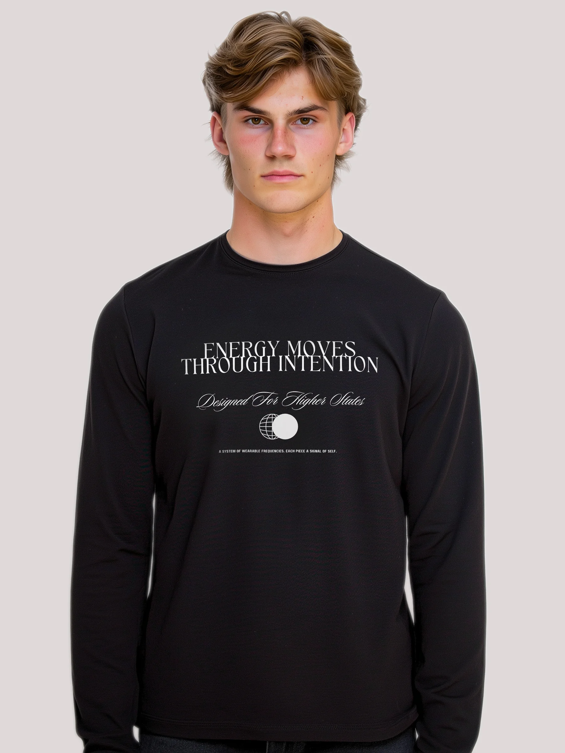 Quiet Power Crewneck – Black Signal / Capsule 01 product image (3)