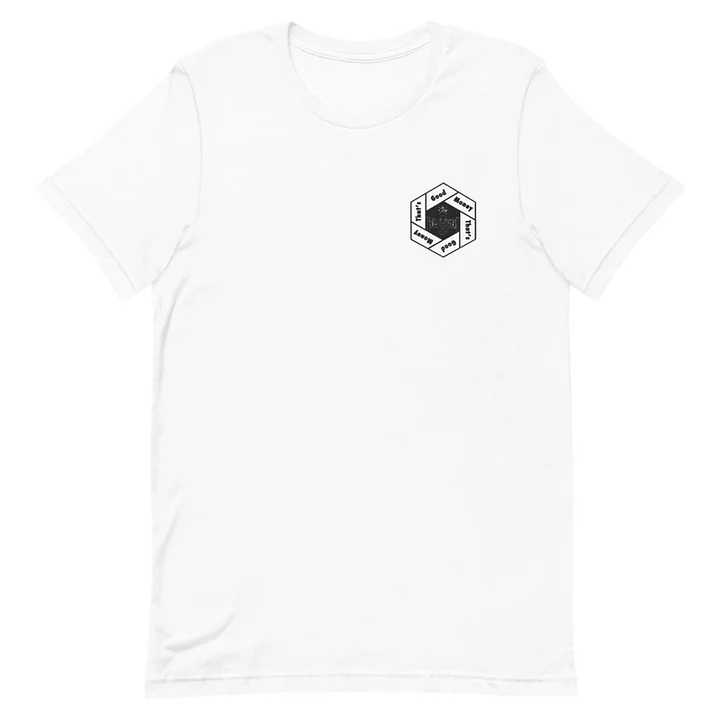 [Sample] - That's Good Money (White T-Shirt, Black Embroidery) product image (1)