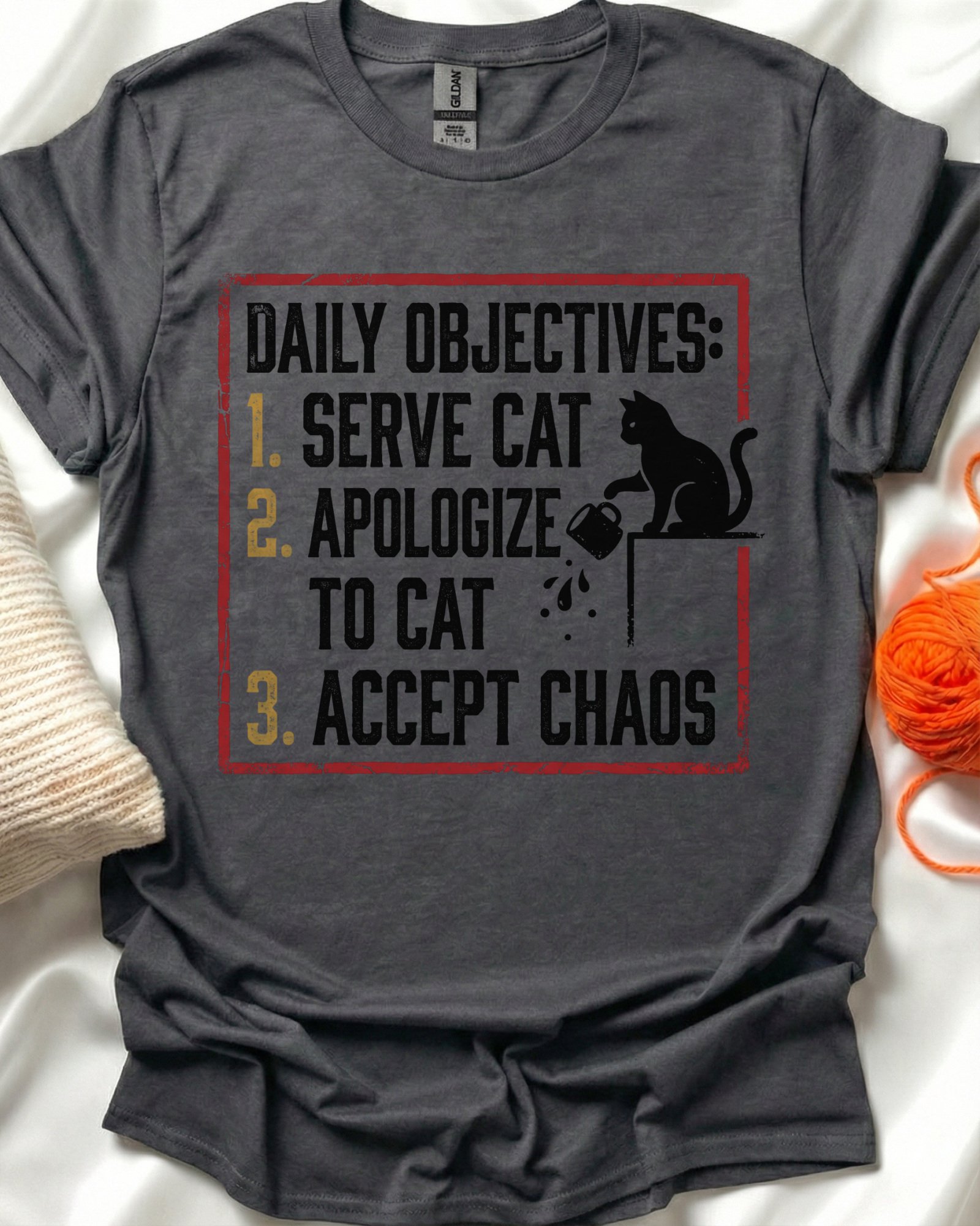Daily Objectives Cat T-Shirt product image (8)