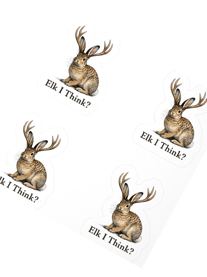 Elk I Think? Sticker Sheet product image (5)