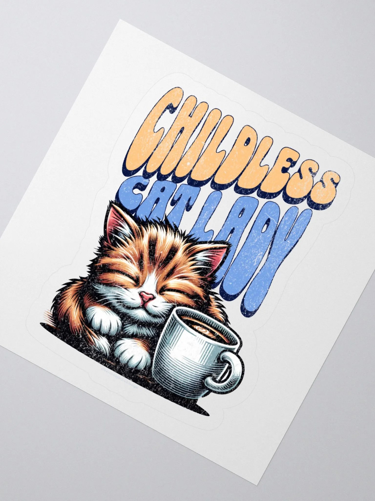 Childless Cat Lady Sticker product image (6)