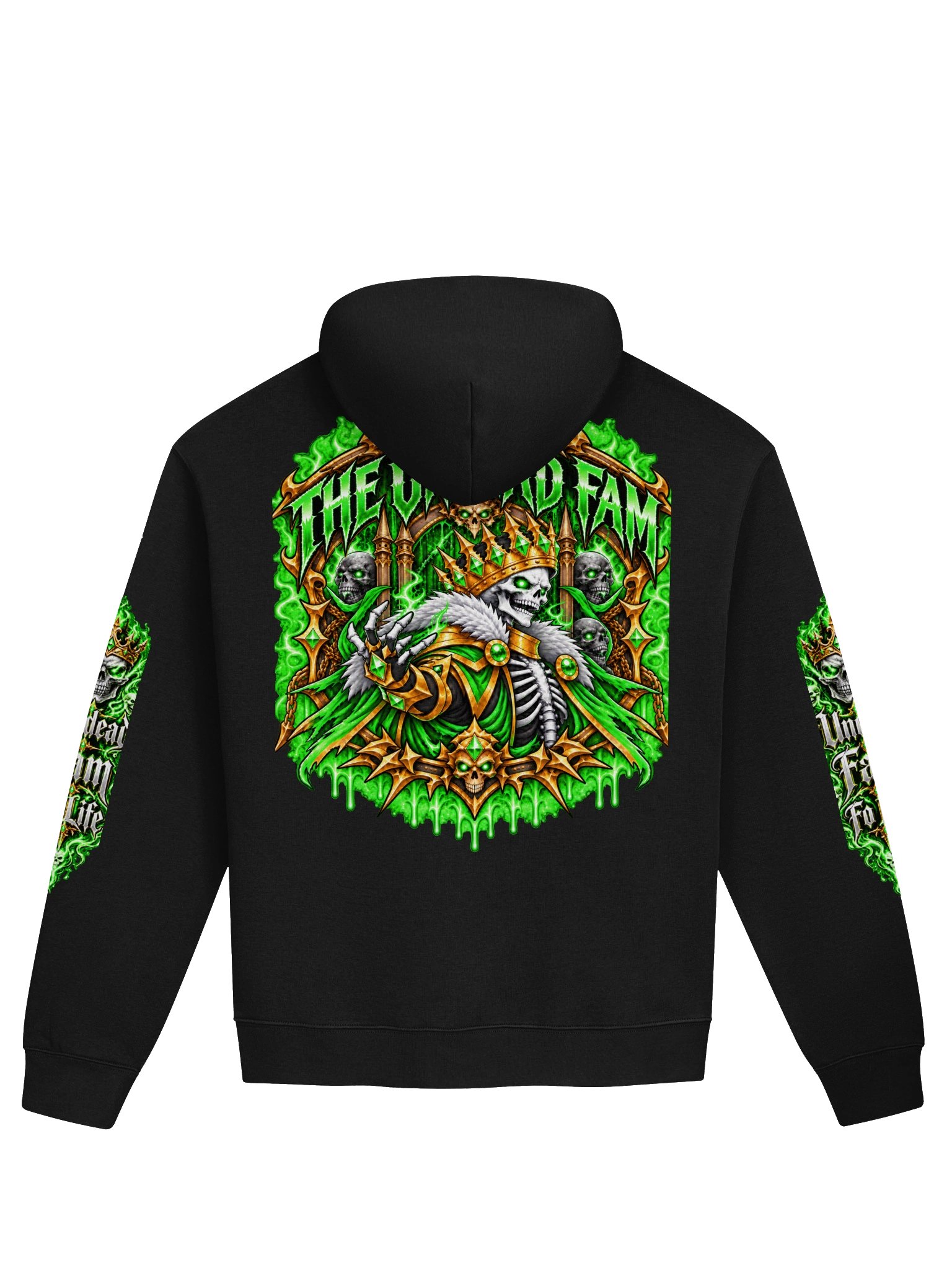 Undead and Unbothered Hoodie (Green) product image (2)