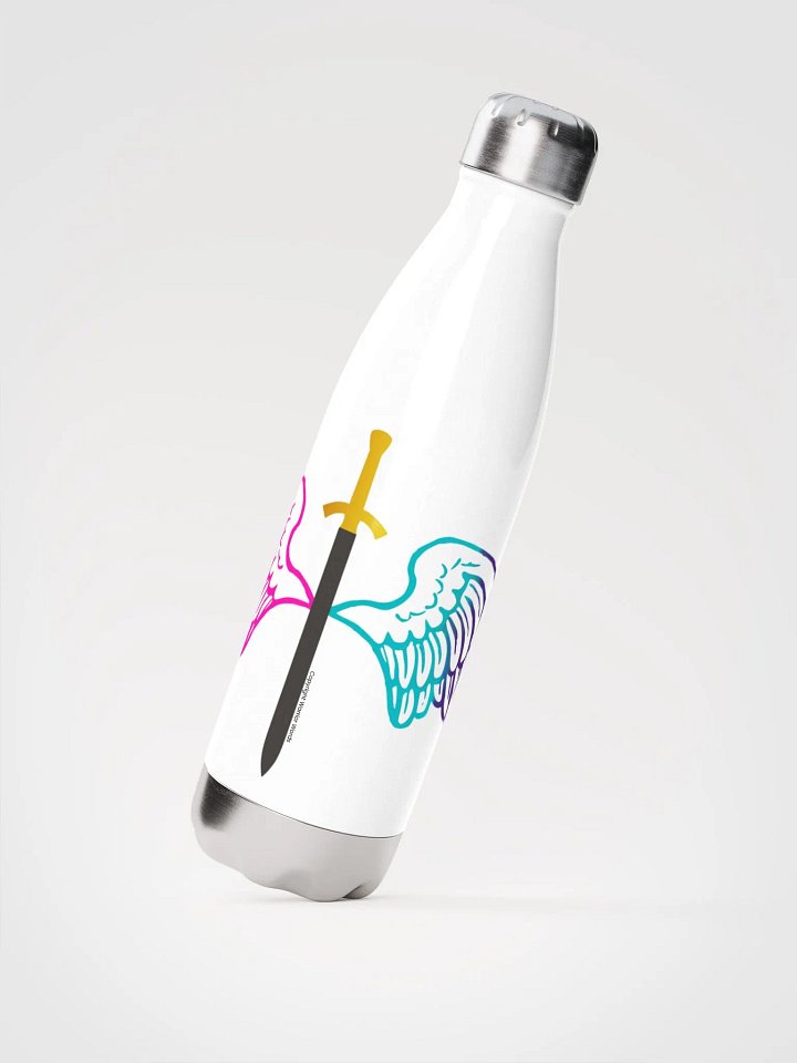 Warrior Words Colorful Logo Water Bottle product image (3)