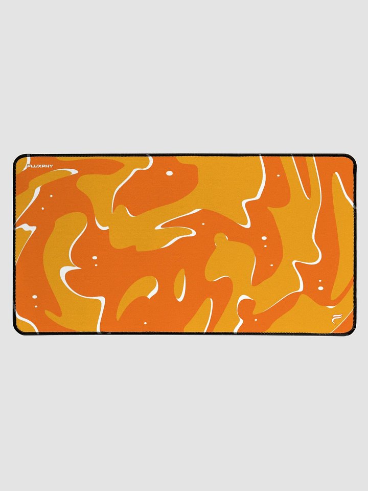 Orange Swirl Mousepad by Fluxphy product image (1)