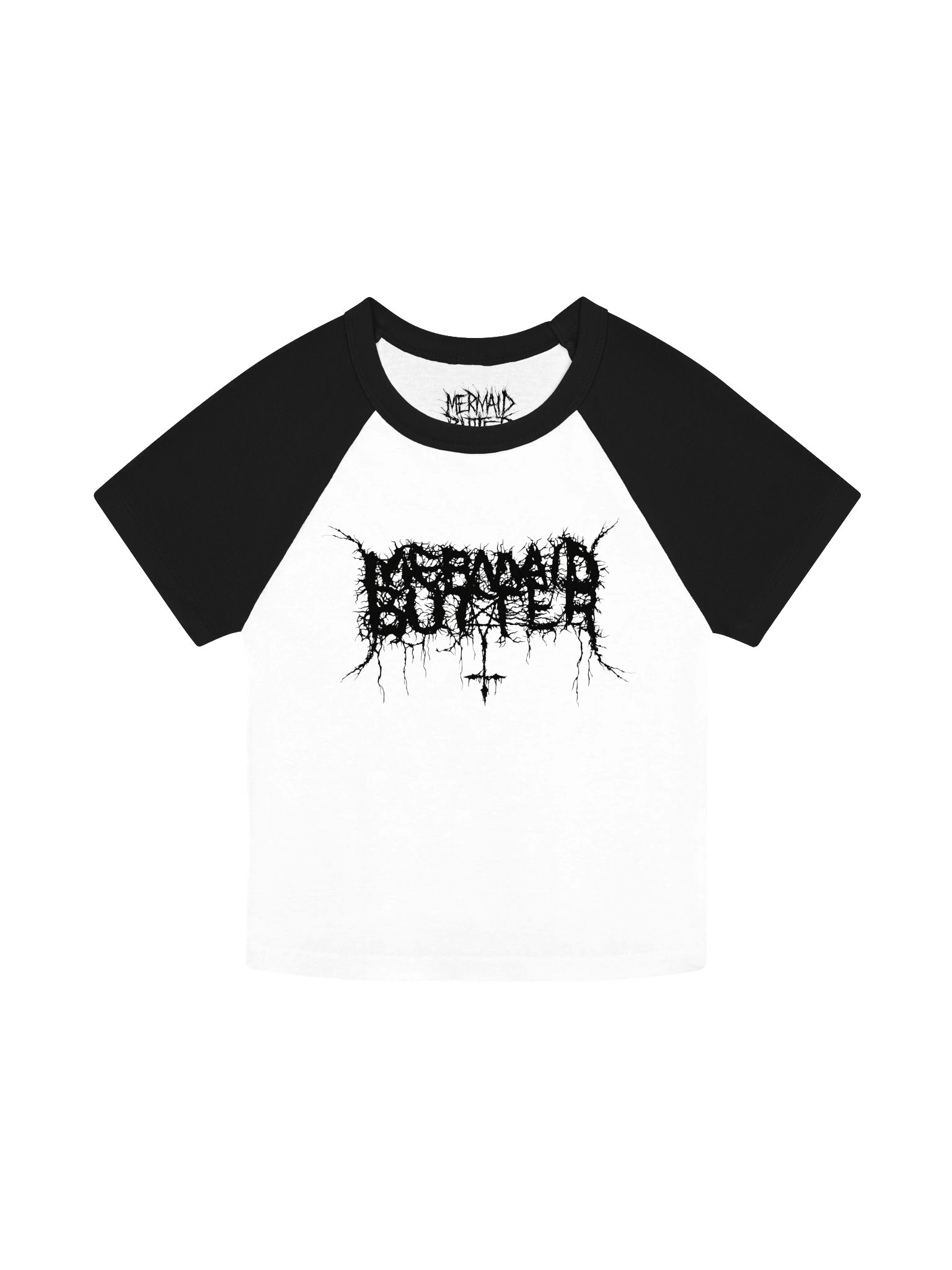 Black Metal Logo Baby Tee product image (1)