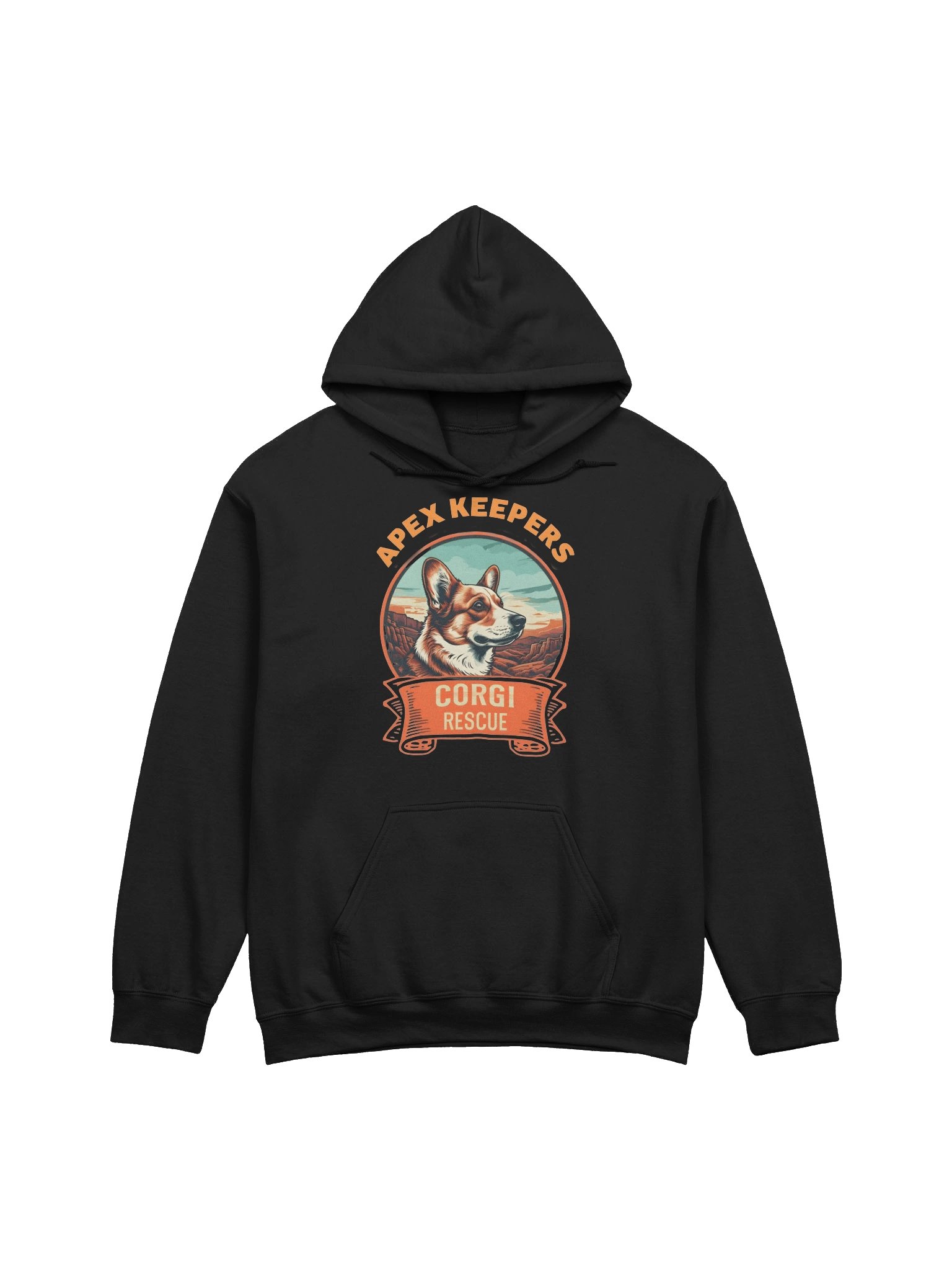"The Fearless Lowline" Corgi Rescue Hoodie product image (1)