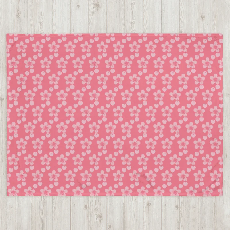 Sakura Cherry Blossom Throw Blanket product image (4)
