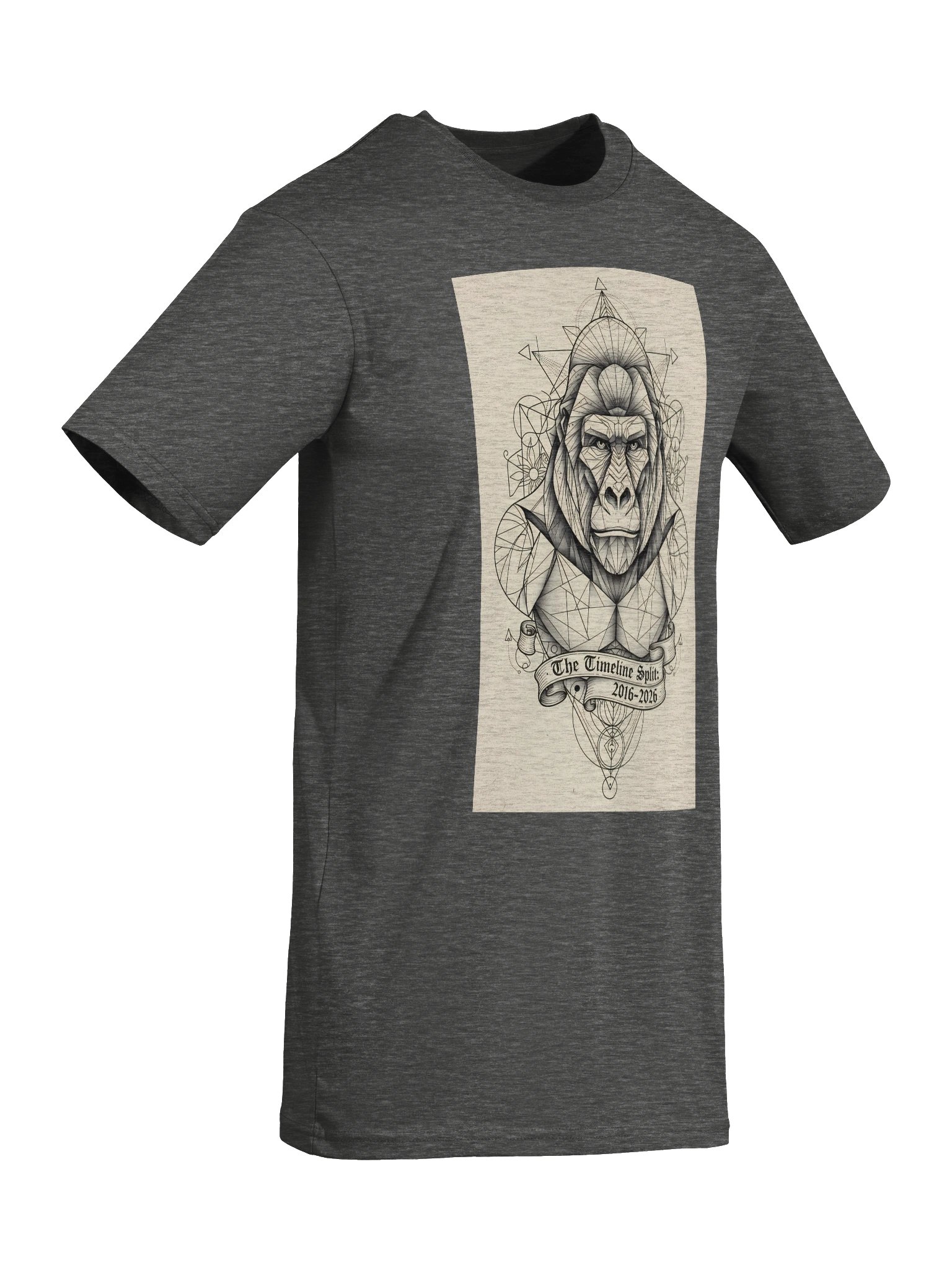 Harambe (Great Reset) // Line art Heavyweight T-shirt product image (6)