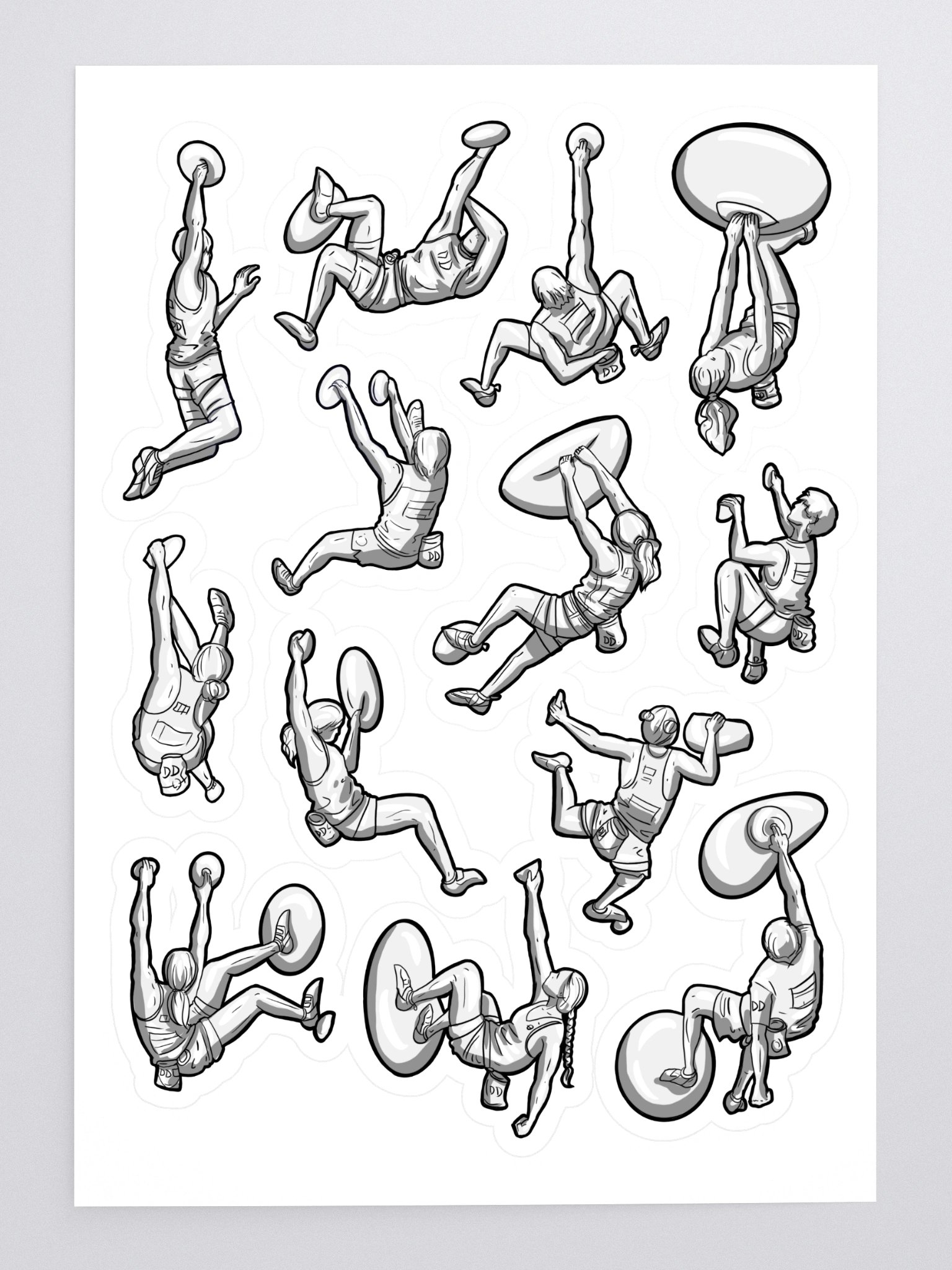 Comp climbers stickers product image (3)