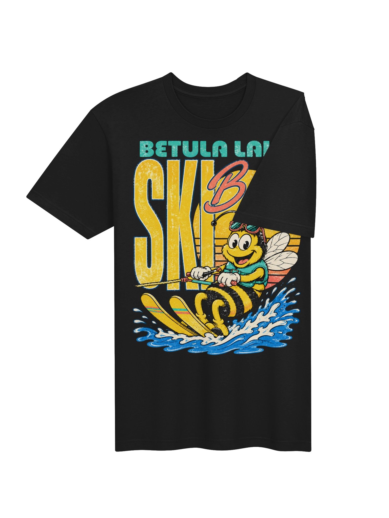 Betula Lake Ski Bees Retro Surf Tee product image (4)