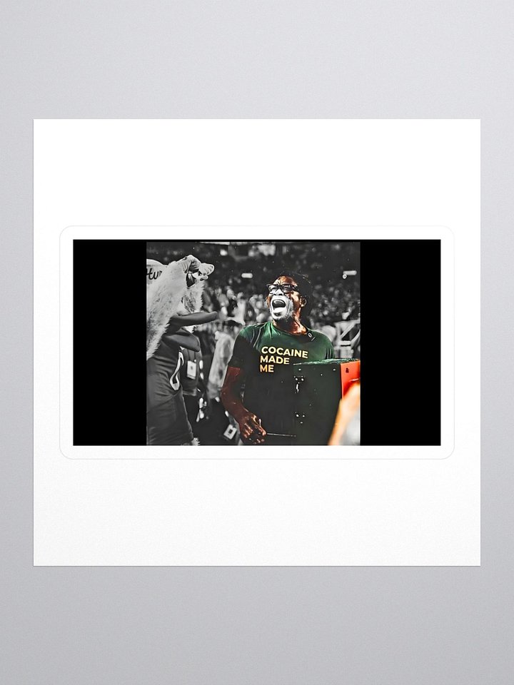 Michael Irvin Cocaine Made Me Sticker product image (1)