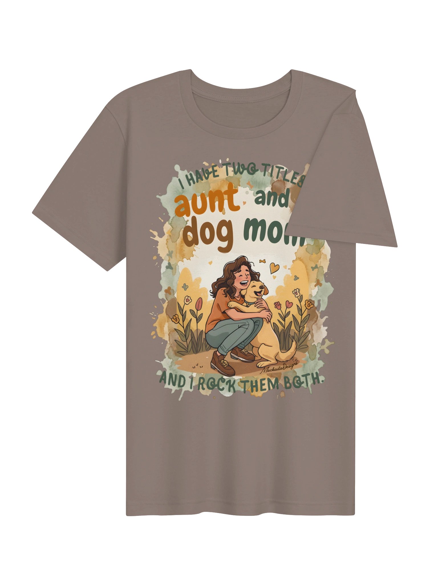 Aunt and Dog Mom Tee product image (104)