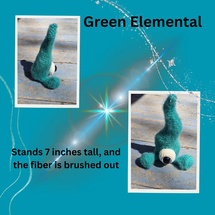 Green Elemental Plushie 🐑 product image (1)