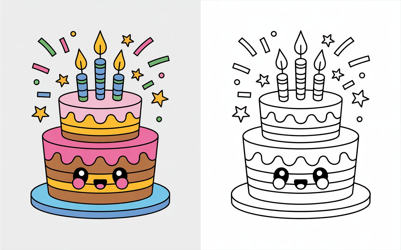 Birthday Coloring Book – A Fun Celebration in Every Page! product image (4)