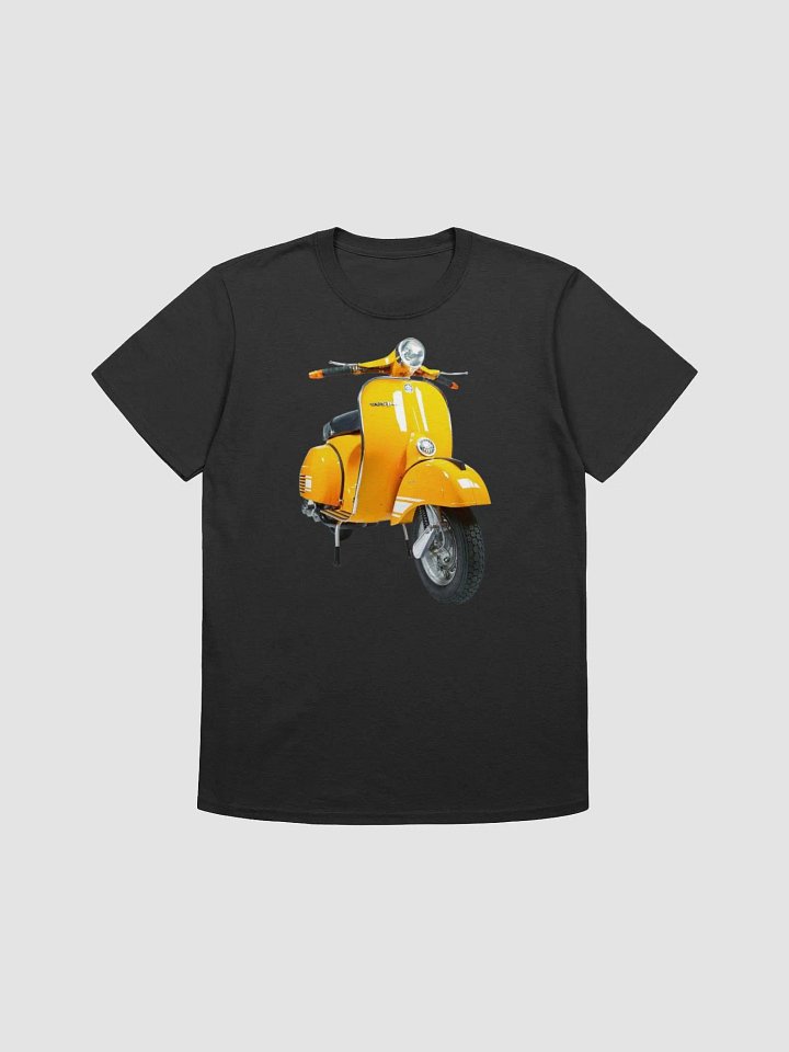 Vespa Vintage Scooter T-Shirt | Classic Italian Yellow Scooter Graphic product image (1)