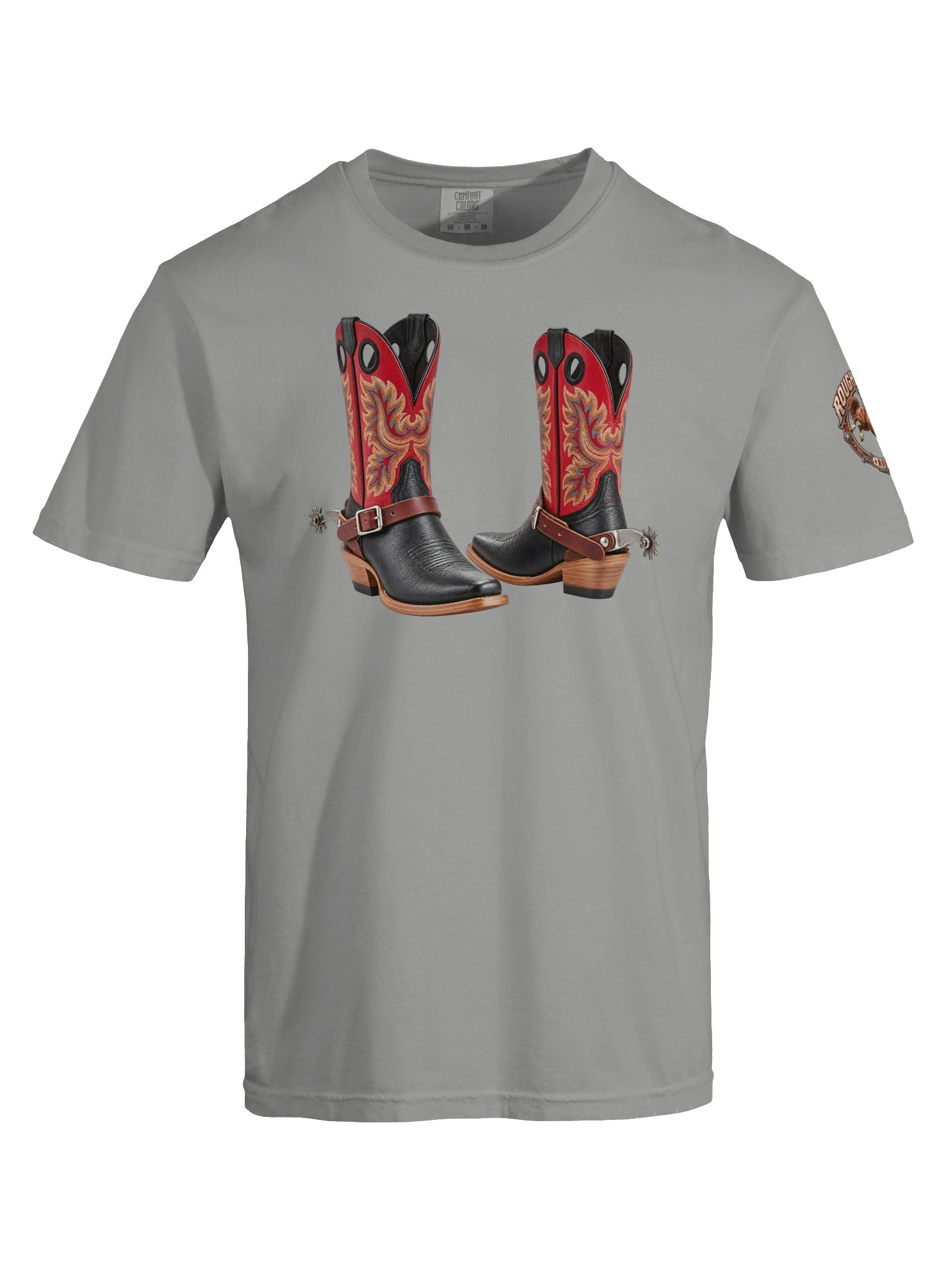 Red Spur Cowboy Boots Western T-Shirt | ROUGHSTOCK™ product image (173)