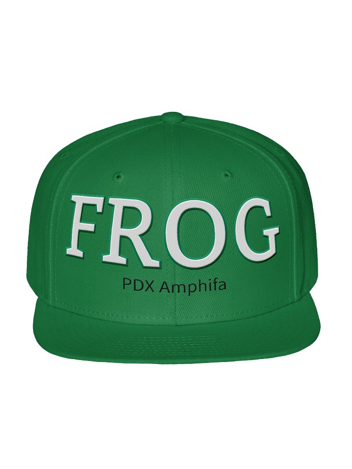 Amphifa: Embroidered FROG hat (Otto Cap - Snapback) product image (1)