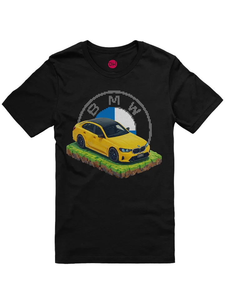 Speed Yellow BMW M5 Shirt (Pixel, Retro, Minecraft) product image (4)